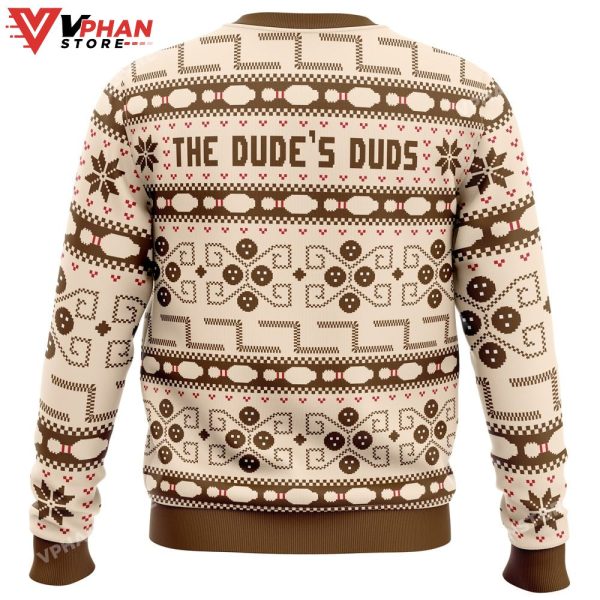 The Dude’s Duds The Big Lebowski Ugly Christmas Sweater