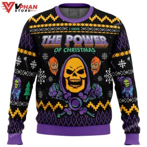 The Evil Power of Christmas He Man Ugly Christmas Sweater 1