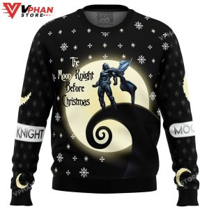 The Moon Knight Before Christmas Ugly Christmas Sweater 1