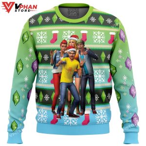 The Sims Ugly Christmas Sweater 1