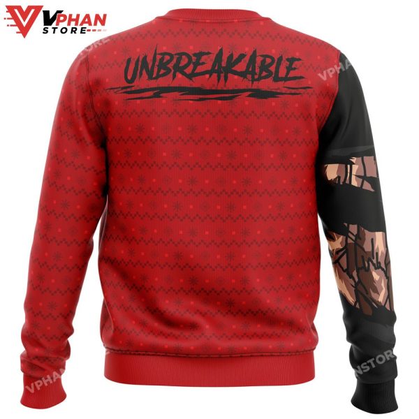 Unbreakable Red Riot My Hero Academia Ugly Christmas Sweater