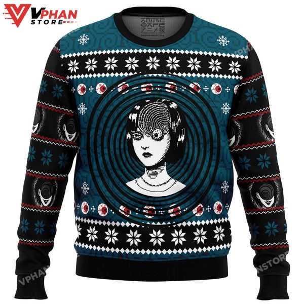 Uzumaki Junji Ito Ugly Christmas Sweater