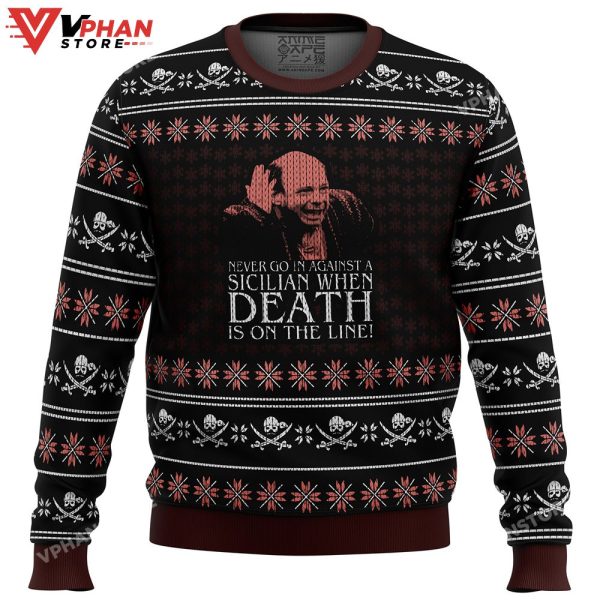 Vizzini The Princess Bride Ugly Christmas Sweater