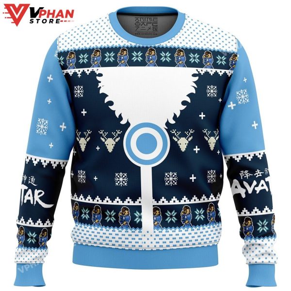 Waterbenders Water Tribe Avatar Ugly Christmas Sweater