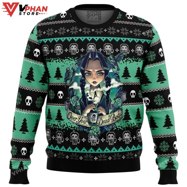 Wednesday Addams Ugly Christmas Sweater