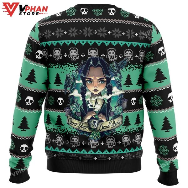 Wednesday Addams Ugly Christmas Sweater