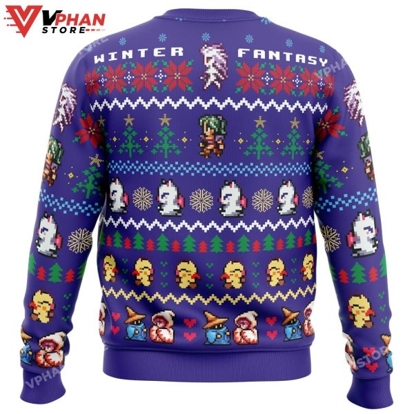 Winter Fantasy Final Fantasy Ugly Christmas Sweater