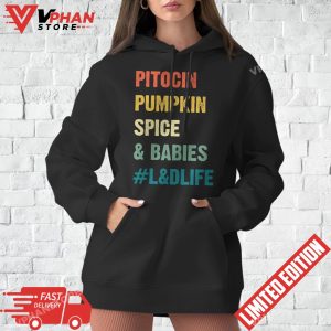 Woman Black Hoodie Labor and Delivery Fall Nicu Nurse Squad Christmas Nurse T Shirtscale 2