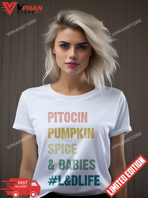 Labor and Delivery Fall Nicu Squad Christmas Nurse T-Shirt