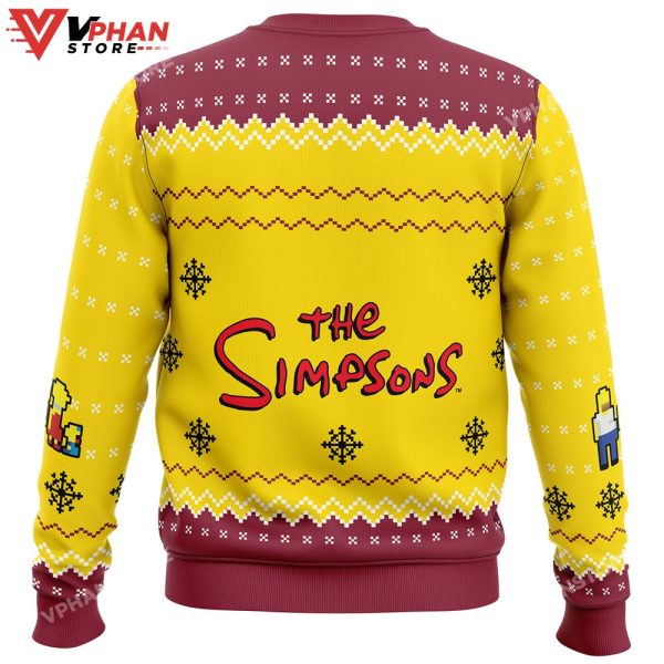 Worst Xmas Ever The Simpsons Ugly Christmas Sweater