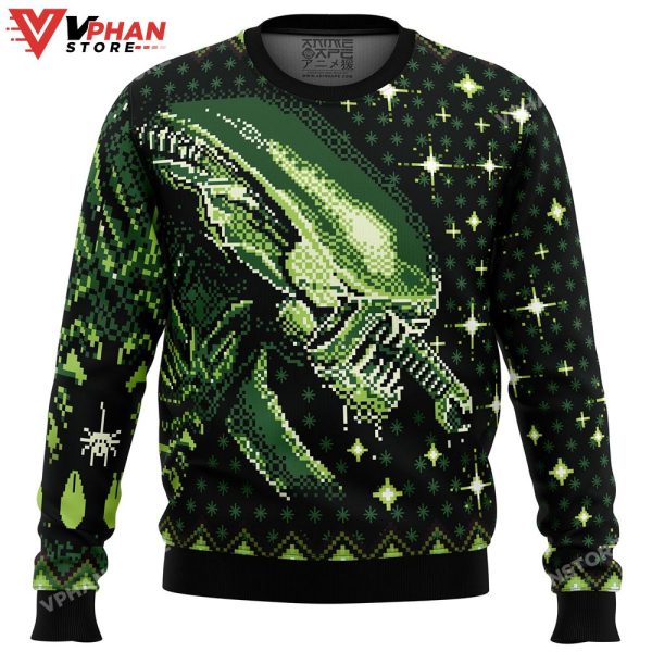 Xenomorph Alien Ugly Christmas Sweater