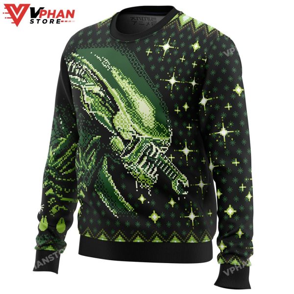 Xenomorph Alien Ugly Christmas Sweater