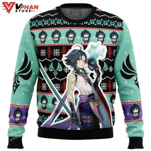 Xiao Genshin Impact Ugly Christmas Sweater 1