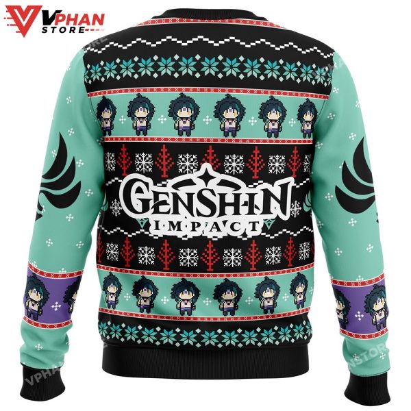 Xiao Genshin Impact Ugly Christmas Sweater