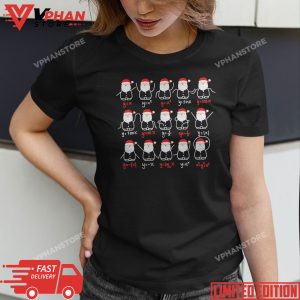 Xmas Cute Santa Fractions Math Teacher Christmas T Shirt 1