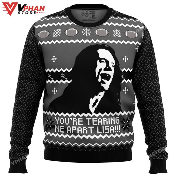 YOU’RE TEARING ME APART LISA!!! Ugly Christmas Sweater