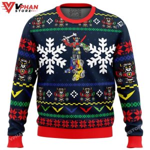 Yuletron Voltron Ugly Christmas Sweater 1