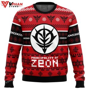 Zeon The Gundam Ugly Christmas Sweater 1