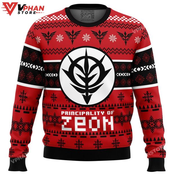 Zeon The Gundam Ugly Christmas Sweater