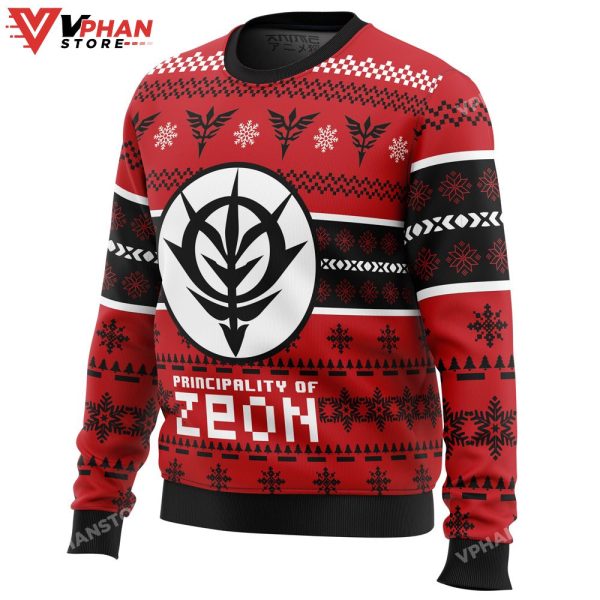 Zeon The Gundam Ugly Christmas Sweater