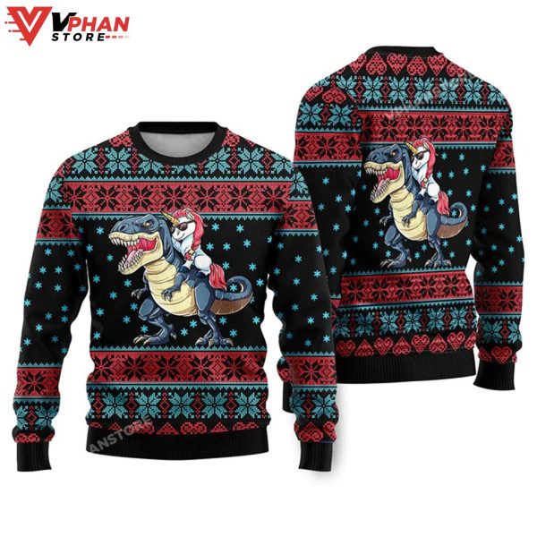 All I Want For Xmas Is A Unicorn Ugly Christmas Sweater