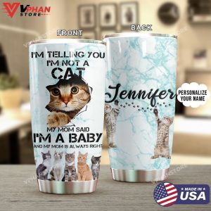 Baby Cat Personalized Tumbler 1