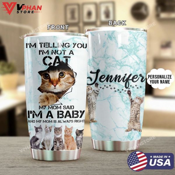 Baby Cat Personalized Tumbler