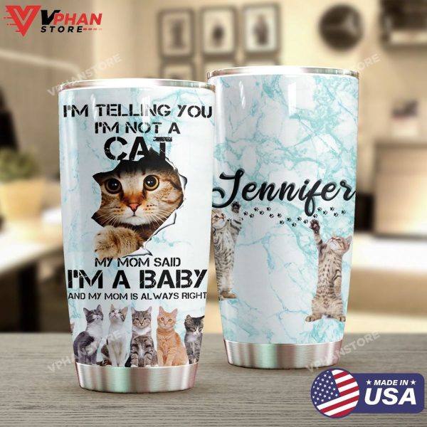 Baby Cat Personalized Tumbler