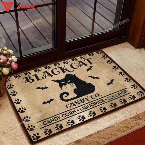 Black Cat Candy Co Doormat