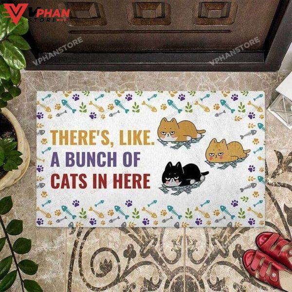 Bunch Of Cats Welcome DoorMat