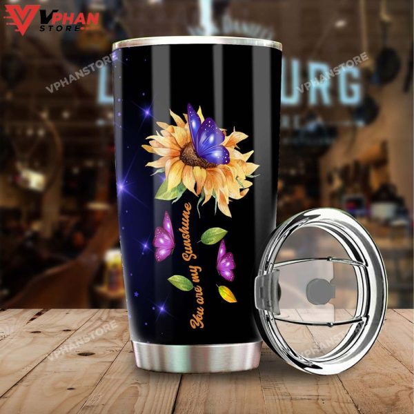 Butterfly Sunflower Dream Catcher Tumbler