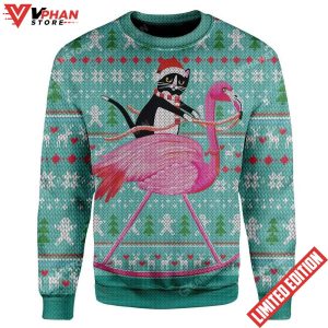 Cat And Flamingo Apparel Dolerstore Ugly Sweater 1