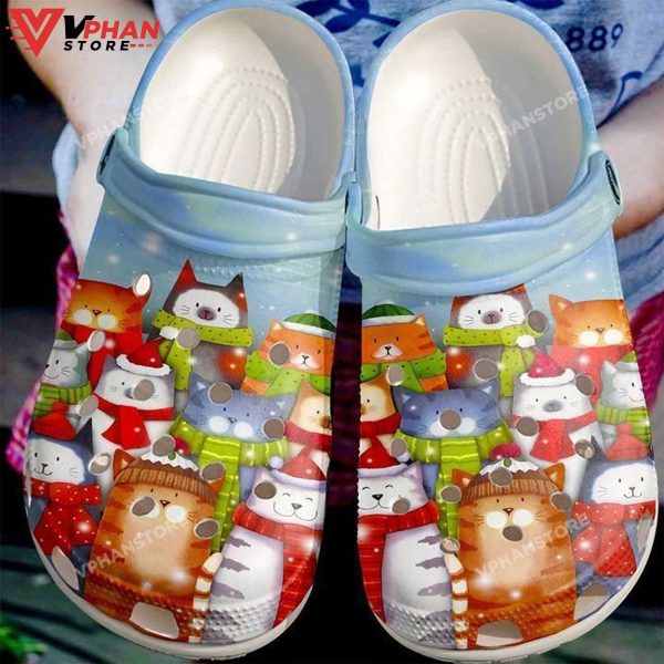 Cat Christmas Cats Classic Clogs Shoes