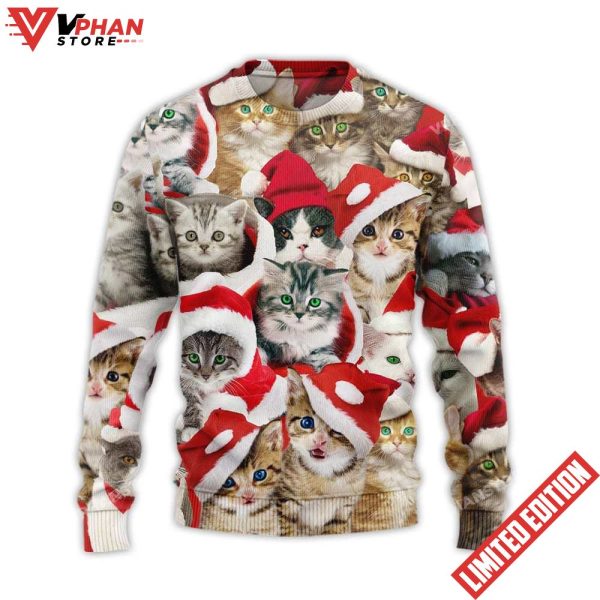 Cat Christmats Ugly Sweater