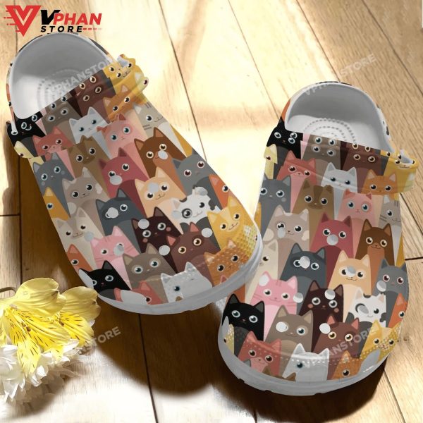 Cat Clog Cat Pattern Collection Classic Clogs Shoes