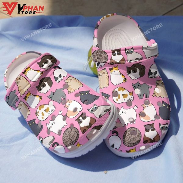 Cat Clog Fluffy Fat Cat Classic Clogs Shoes