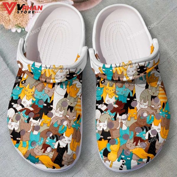 Cat Clog Whitesole Fun Time Classic Clogs Shoes