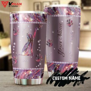 Cat Couple Moon Art Personalized Tumbler 1