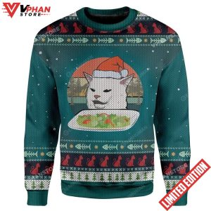 Cat Custom Sweater Apparel Dolerstore Ugly Sweater 1