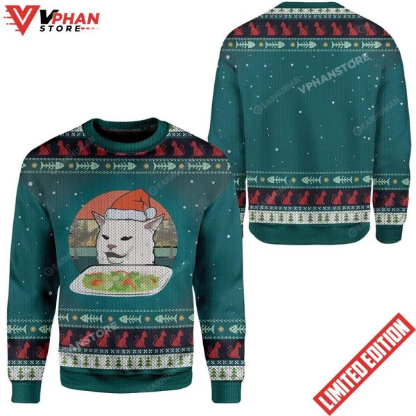 Cat Custom Apparel Ugly Sweater