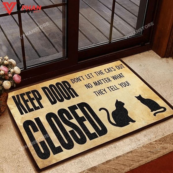 Cat Easy Clean Welcome DoorMat