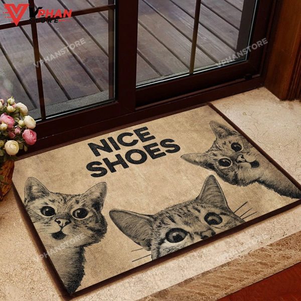 Nice Shoes Cat Doormat