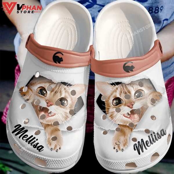 Cat Personalized Clog Cat Lover Classic Clogs Shoes