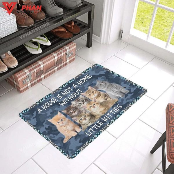 Cat Rubber Easy Clean Welcome DoorMat