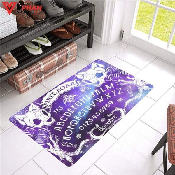 Cat Skulls Ouija Board Rubber DoorMat