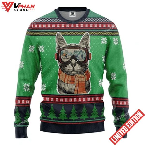 Cat Ugly Christmas Sweater