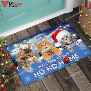 Cat welcome Easy Clean Welcome DoorMat 1