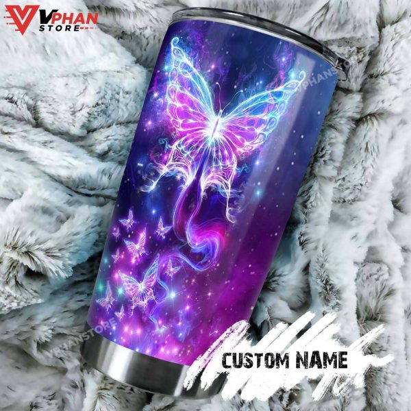 Caterpillar Thought The World Is Over It Became Butterfly Personalized Tumbler