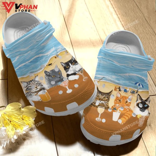 Cats On The Beach Clog Classic Clogs Shoes