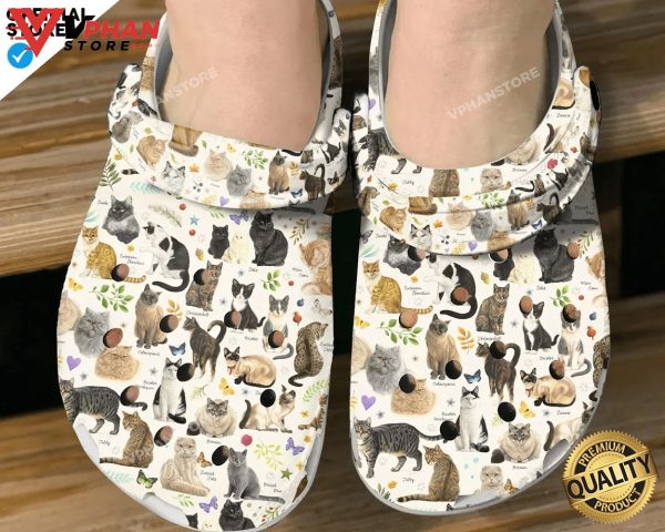 Cats Pattern Clog Classic Clogs Shoes